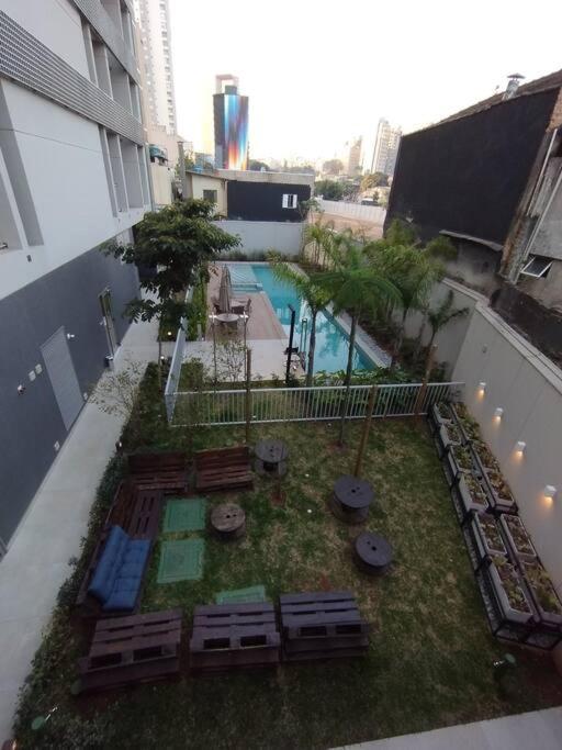 Апартаменти Loft Metro Faria Lima, Largo Da Batata, Butanta, Usp, Clube Hebraica Reboucas Сан-Паулу Екстер'єр фото